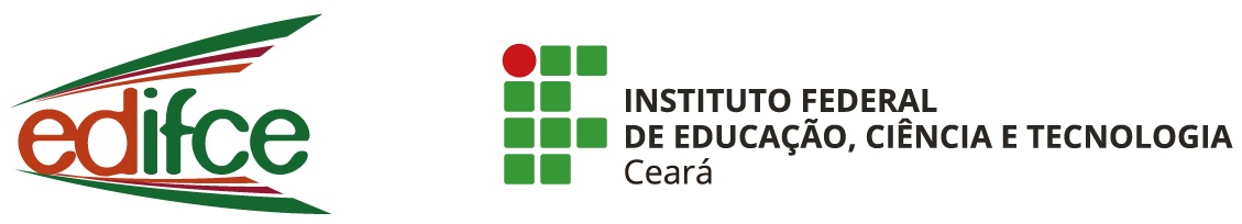 Logomarca da EDIFCE e do IFCE no canto superior esquerdo